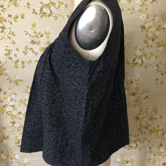 Navy & Silver Swing Blouse - Picture 4 of 6